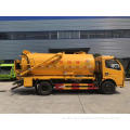 Dongfeng Camión de succión de aguas residuales al vacío de limpieza a alta presión